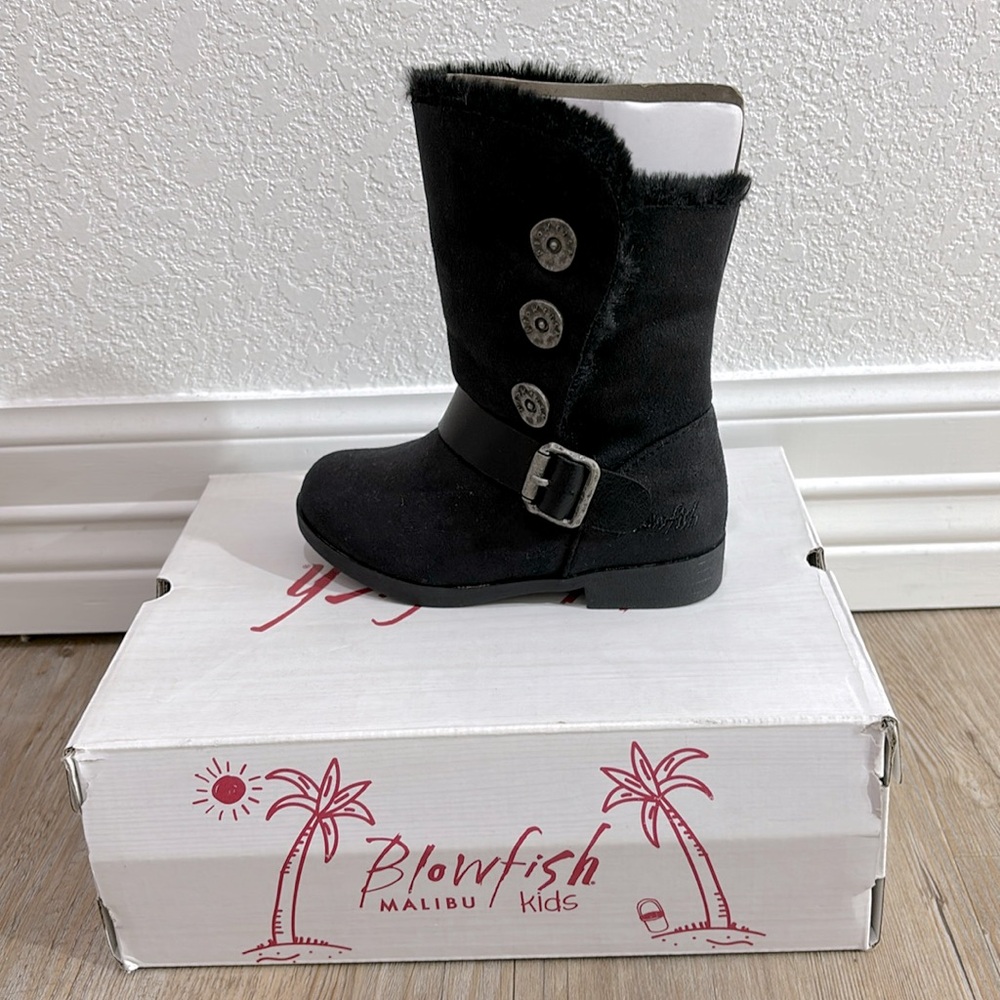 Girls blowfish black boots